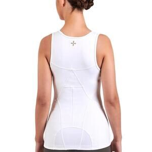 TOMMIE COPPER Women's Lower Back Support Tank Top White NEW ~ Size 2X